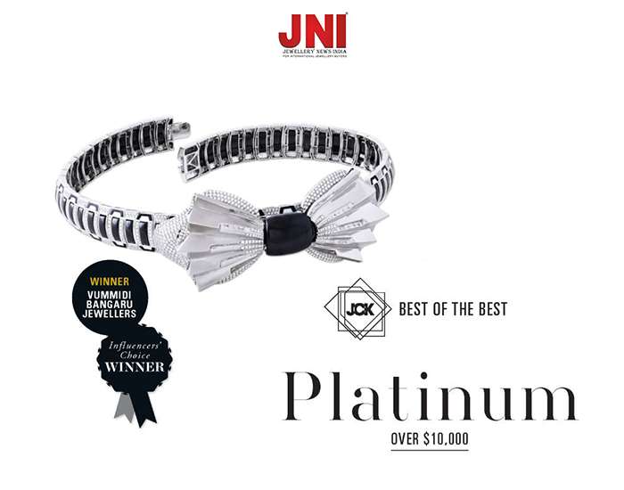 Winner of the JCK Jewellers’ Choice Award: VBJ Platinum Bowtie