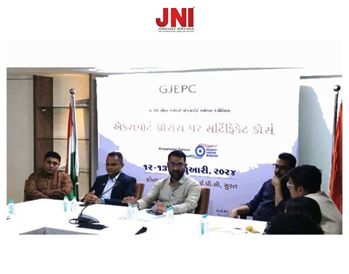 GJEPC RO inaugurated the 12th batch of EP Course