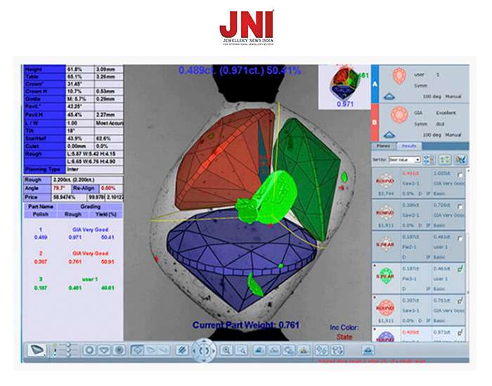 Sarine again redefines bounds of rough diamond planning