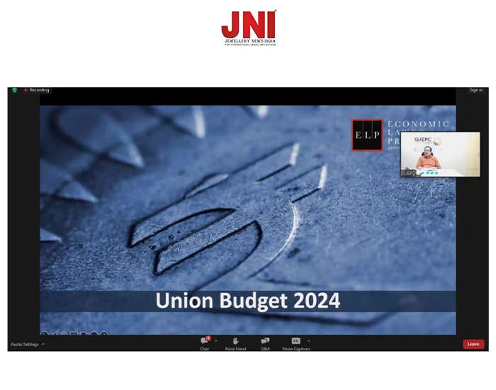 A webinar examines the budget impact on the gem and jewellery sector.