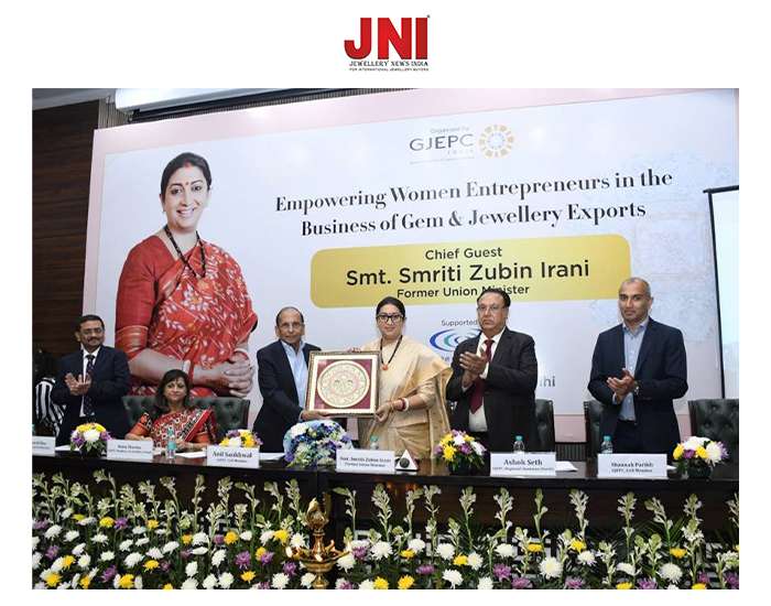 In the gem and jewelry industry, women entrepreneurs are spearheading innovation and expansion: Irani, Smt. Smriti Zubin