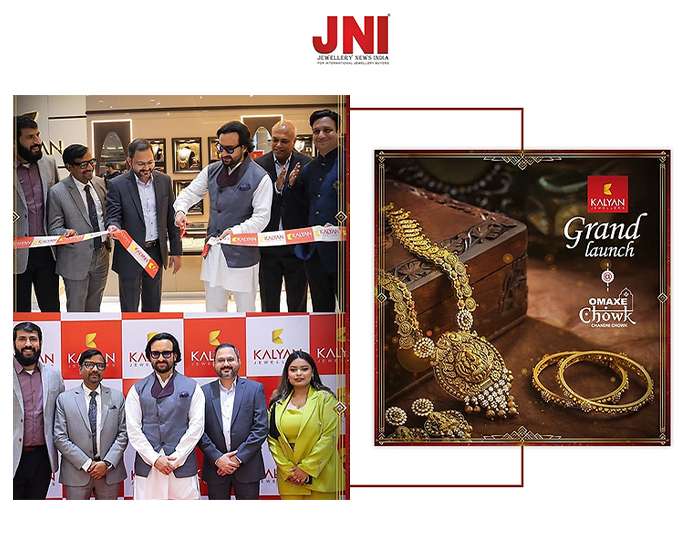 Kalyan Jewellers expands retail presence with new showroom in Omaxe Chowk, New Delhi.