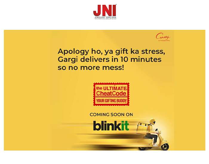 Gargi by P. N. Gadgil & Sons Debuts on Blinkit Mumbai, Offering Stylish Jewellery Delivered Within Minutes