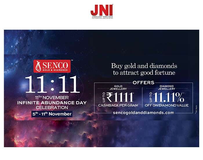 Senco Gold & Diamonds Launches ‘Infinity Abundance’ Offer to Celebrate the Cosmic Power of 11:11