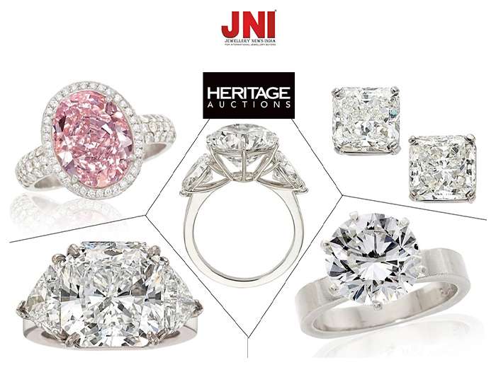 Rare 6.17ct Fancy Pink Diamond to Headline Heritage’s Holiday Jewelry Auction