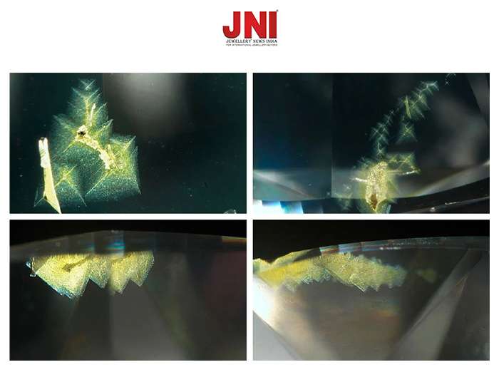 GIA Stumped by Rare Starburst Inclusions in Yellow Diamond