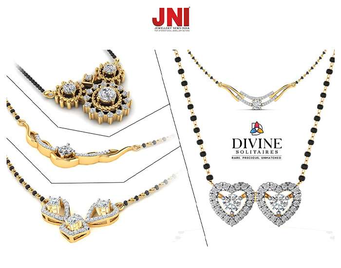 Five Mangalsutras by Divine Solitaires Perfect for the Indian Bride