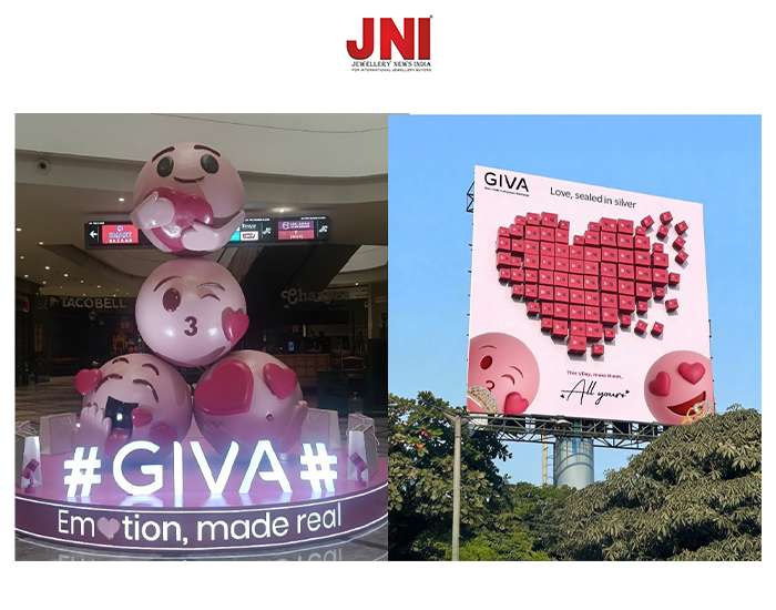GIVA Amplifies Its OOH Presence with a 3D Billboard for Valentine’s Campaign ‘Love, Sealed in Silver’