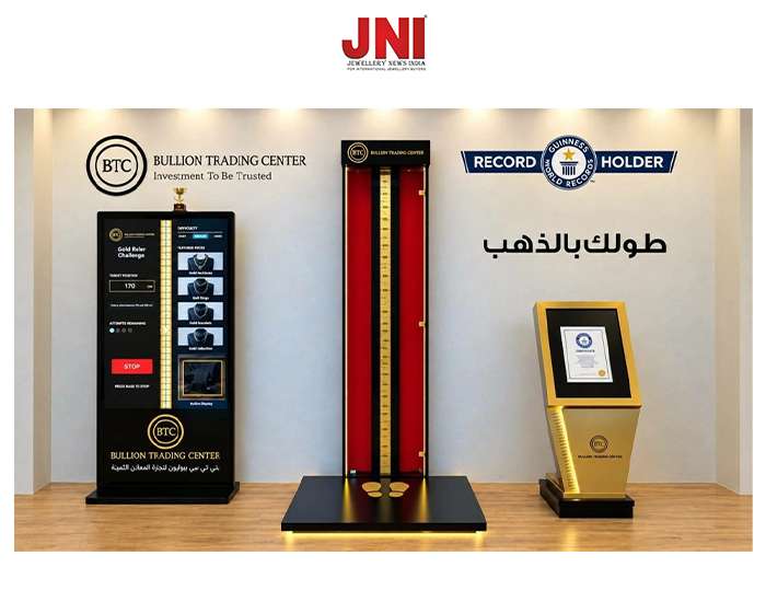 Record-Breaking 2.12-Metre Gold Bar Draws Crowds at Sharjah Jewellery Show