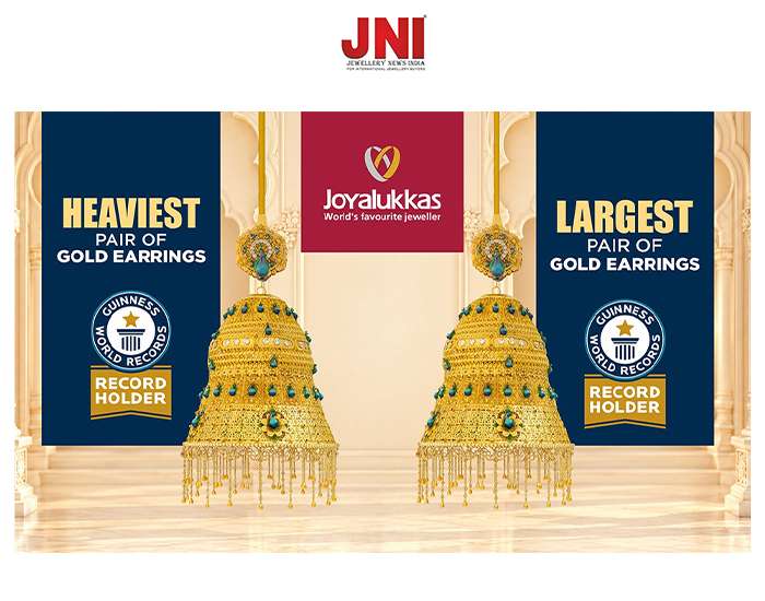 Joyalukkas Sets Two Guinness World Records with the World’s Heaviest and Largest Gold Earrings